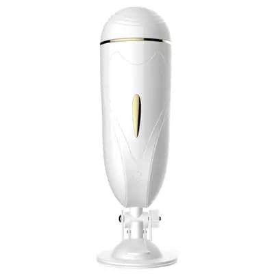 Мастурбатор BOSS SERIES Vibrating Masturbation Cup, з інтерактивною функцією, звуковими ефектами та присоскою, тілесний