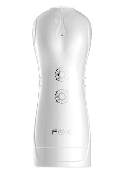 Мастурбатор BOSS SERIES Vibrating and Flashing Masturbation Cup, з інтерактивним звуковим режимом, білий