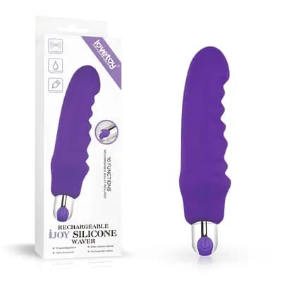 Вібратор для точки G Lovetoy IJOY Silicone Waver, фіолетовий