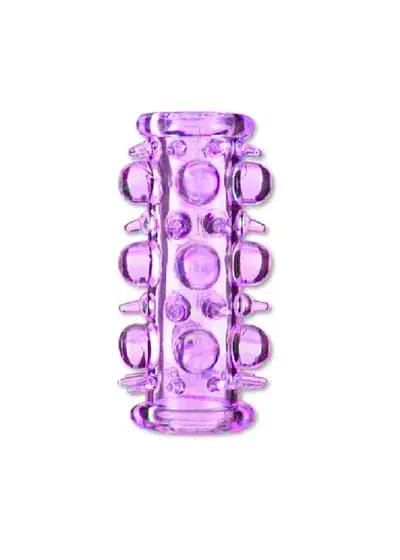 Насадка на пеніс BOSS SERIES EasyLove Stretchy Sleeve, фіолетова