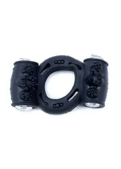 Ерекційне кільце BOSS SERIES EasyLove Ring Double, чорне