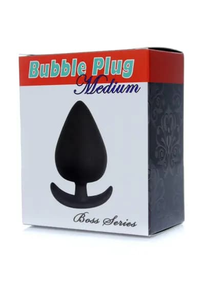 Анальна пробка з вібрацією BOSS SERIES EasyLove Bubble, M