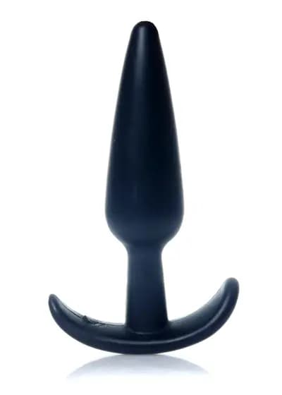 Анальная пробка BOSS SERIES EasyLove T-Plug Smooth, гладкая, черная