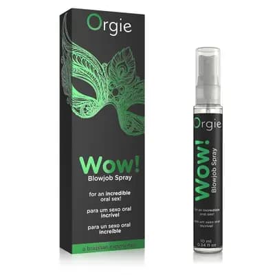 Оральний спрей ORGIE Wow! Blowjob Spray, з охолоджувальним ефектом ментолу та евкаліпту, 10 мл