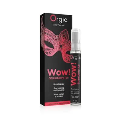 Спрей для орального сексу ORGIE COSMETICS WOW! Bucal Spray, полуниця з ефектом льоду, 10 мл