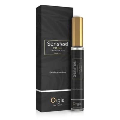 Чоловічі духи з феромонами ORGIE COSMETICS Sensfeel For Man, з ароматом грейпфрута, герані та ветиверу, 10 мл