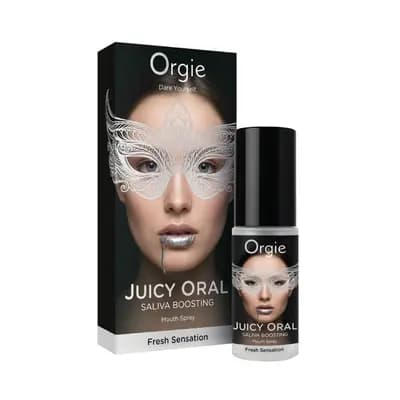 Спрей для ротової порожнини Orgie Juicy Oral Saliva Boosting, зі смаком м'яти, 15 мл