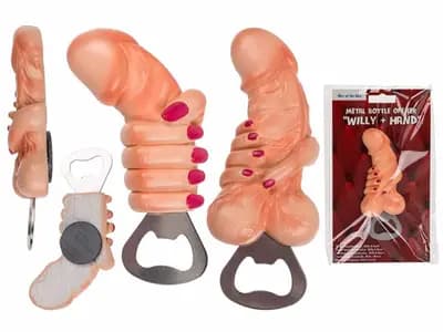 Відкривачка Metalowy Otwieracz - Penis i Rеka