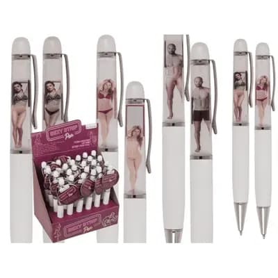 Кулькова ручка-стрипчик GRAJMY RAZEM Sexy Strip Pen, з еротичним зображенням