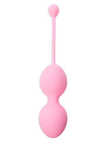 Вагинальные шарики BOSS SERIES Silicone Kegel Balls, силиконовые, розовые, 165 г