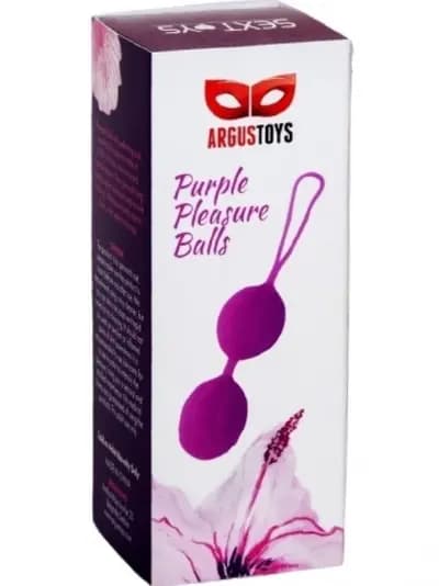 Вагінальні кульки Purple Pleasure Balls