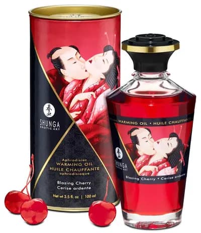 Масажна олійка Warming Oil Blazing Cherry