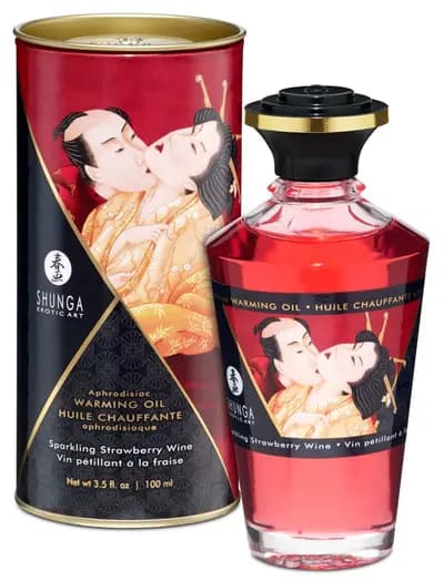 Масажна олійка Warming Oil Strawberry Wine