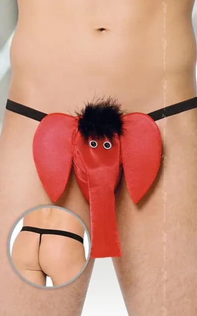 Еротична білизна стрінги Thong 4416 - red S/L