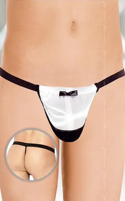 Мужские стринги SoftLine Collection Thong 4417, белые, S/L