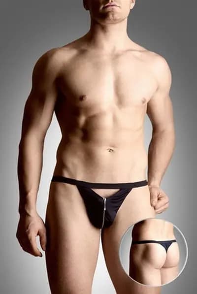 Эротические мужские стринги SoftLine Collection Mens Thongs 4497, черные, S/L
