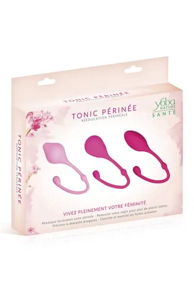 Набір вагінальних кульок CONCORDE PRO Yoba Tonic Perinee, рожевий