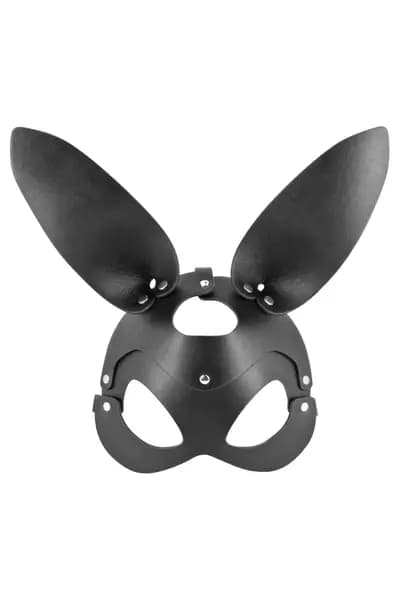 Маска зайчика CONCORDE PRO Fetish Tentation Enjoy Pain Adjustable Bunny Mask, чорна