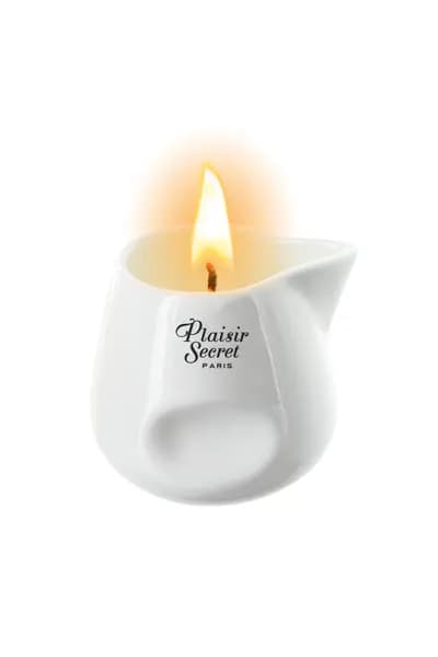 Масажна свічка Plaisir Secret Bougie Massage Candle, з ароматом жувальної гумки, 80 мл