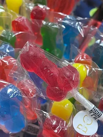 Цукерка карамельна CANDY Penis mini, різні кольори