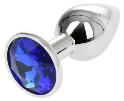 Анальна пробка Anal Plug Metallic Small Ver/Blue