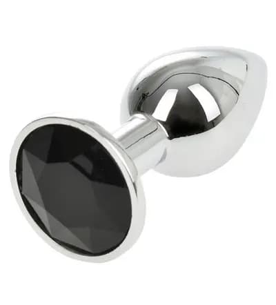 Анальна пробка Anal Plug Metallic Small SREBRNOCZARNY