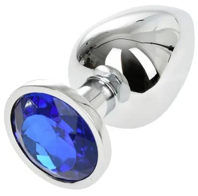 Анальна пробка Anal Plug Metallic Large Silver