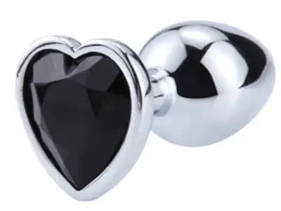 Анальна пробка Anal Butt plug Hearty Medium Si66-LVer/Black