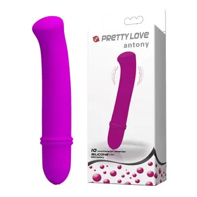 Вібратор PRETTY LOVE Antony, рожевий, 12 см