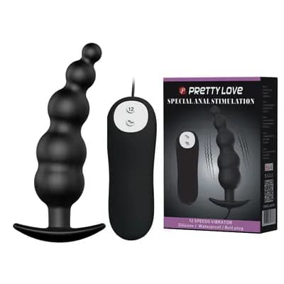 Анальна пробка з вібрацією PRETTY LOVE Special Anal Stimulation
