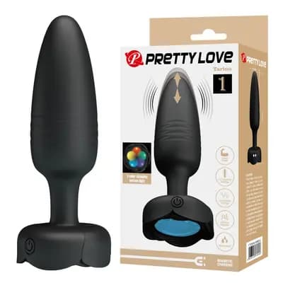 Анальна пробка з вібрацією PRETTY LOVE Tarion, силікон