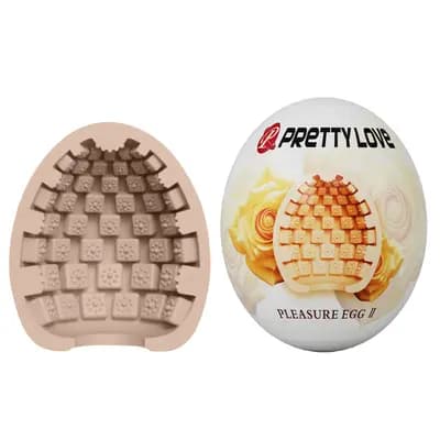 Мастурбатор PRETTY LOVE Pleasure Egg II, ABS/TPR