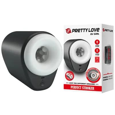 Автоматичний мастурбатор PRETTY LOVE Dj Girl, з вібрацією та поштовхами
