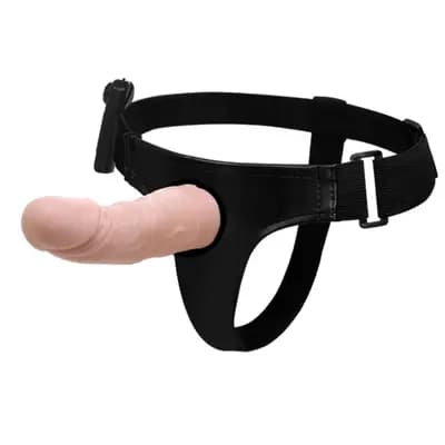Безремневой страпон BAILE Ultra Passionate Harness, телесный