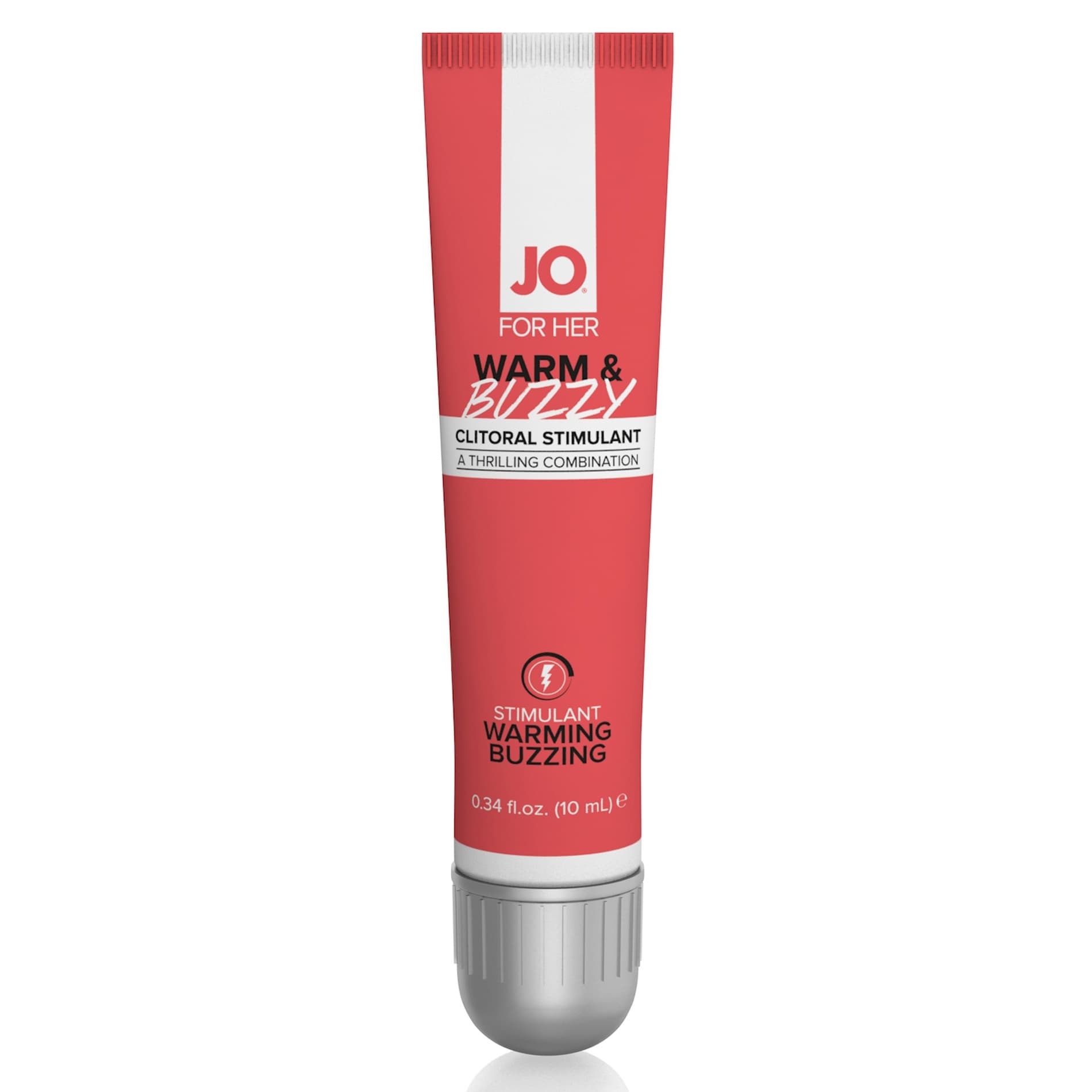 Кліторальний зігріваючий гель System JO - For Her Clitoral Stimulant Warming Warm & Buzzy 10 ml