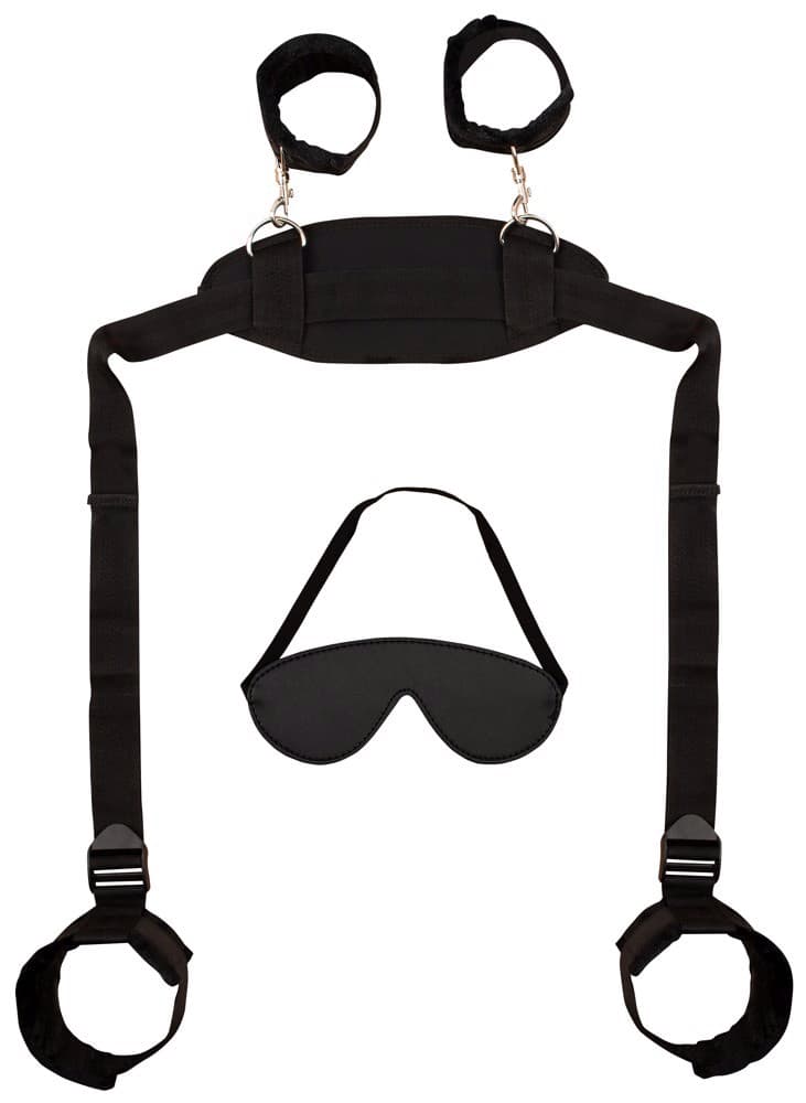 Бондажі/наручники Bad Kitty Neck-Wrist-Ankle Res 2