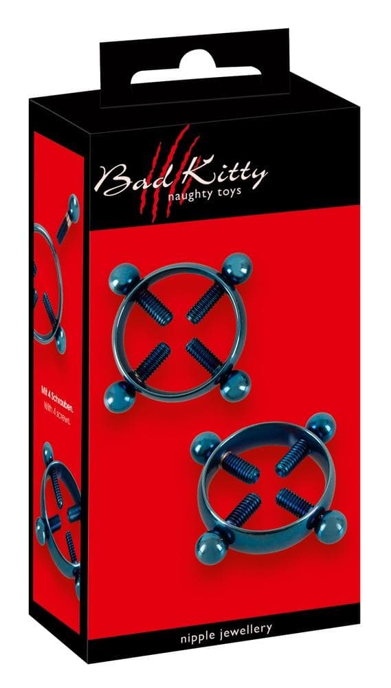 Затискачі для сосків Bad Kitty Nipple Jewellery Bl 2