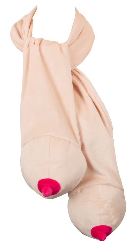 Жартівливий шарф з двома грудьми 5