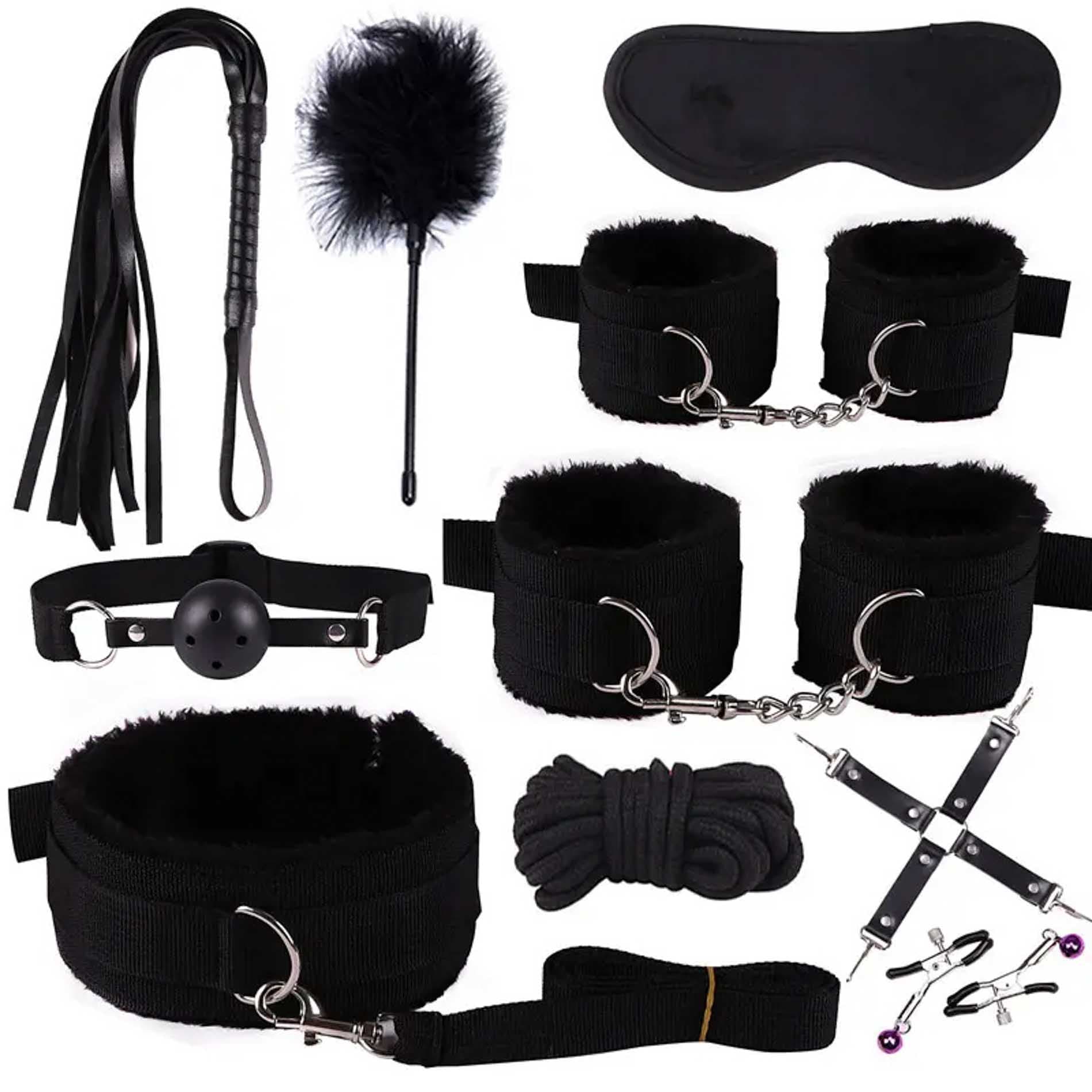 Набір БДСМ іграшок Fetish B-Series BDSM Kit 3.0, чорний 10