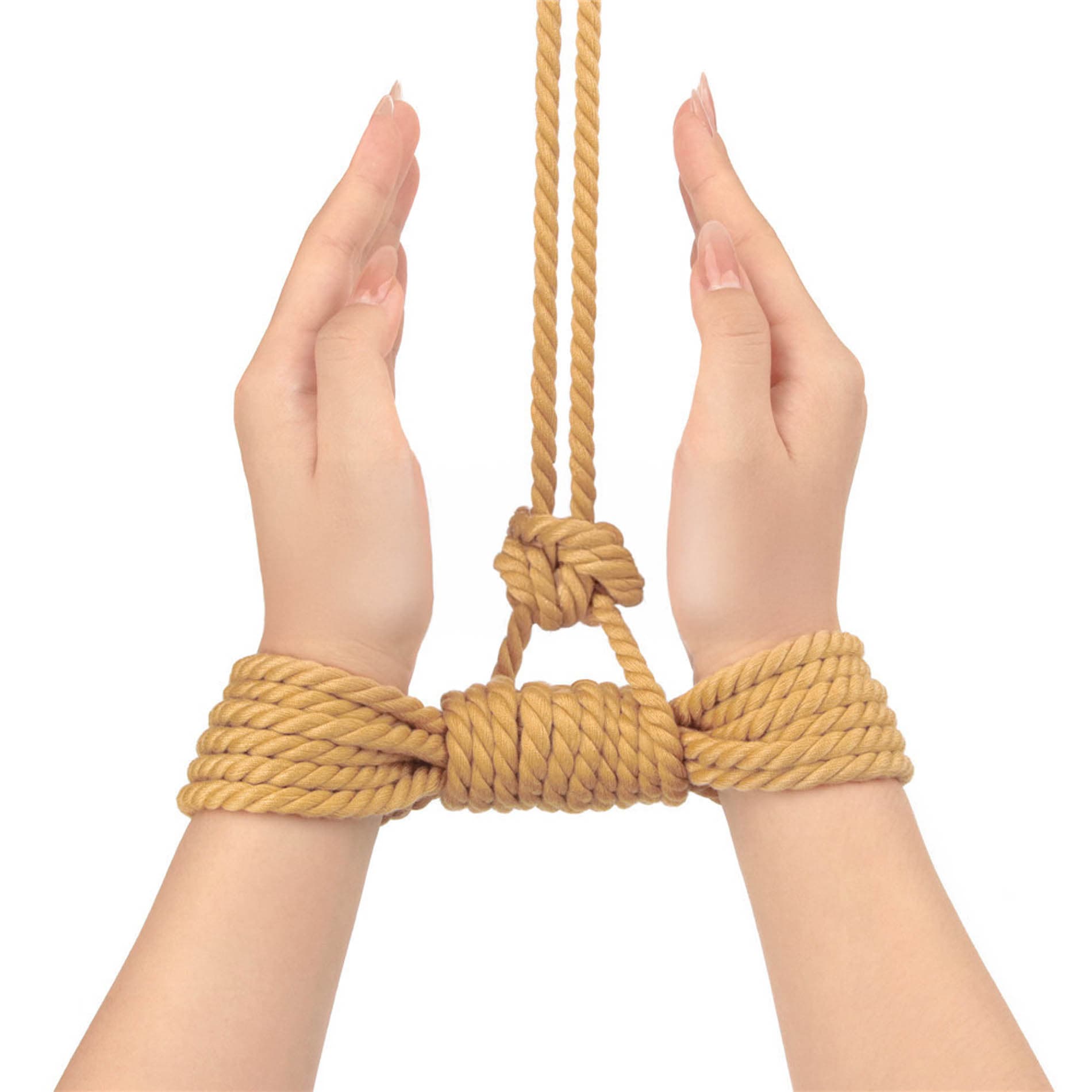 Бондажі фіксатори Rebellion Reign Natural Knot Bondage Rope 10м 4