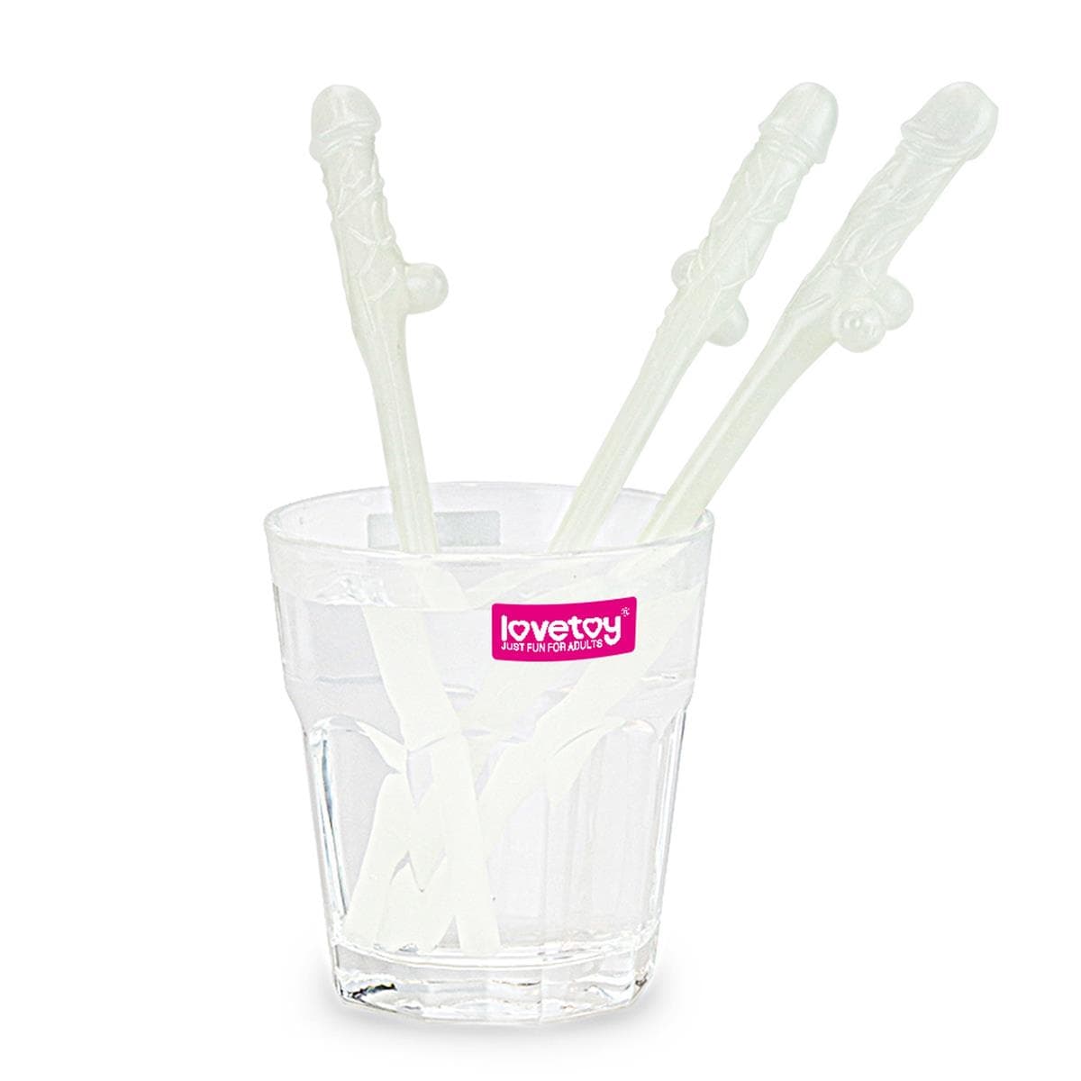 Коктейльні трубочки Glow in the Dark Willy Straws – Pack of 9 4