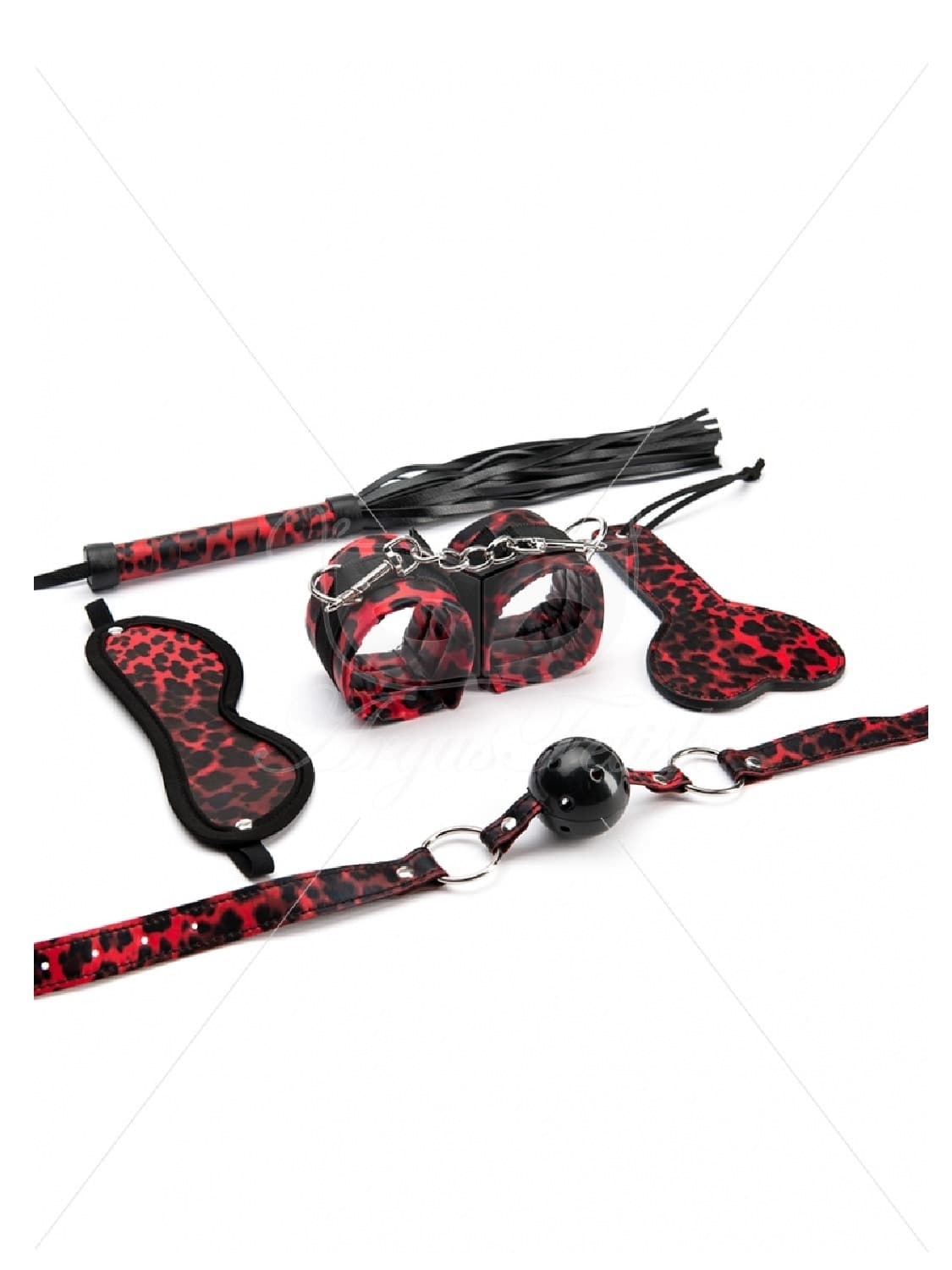 Набір для БДСМ ігор 5 Pieces Leopard Bondage Set