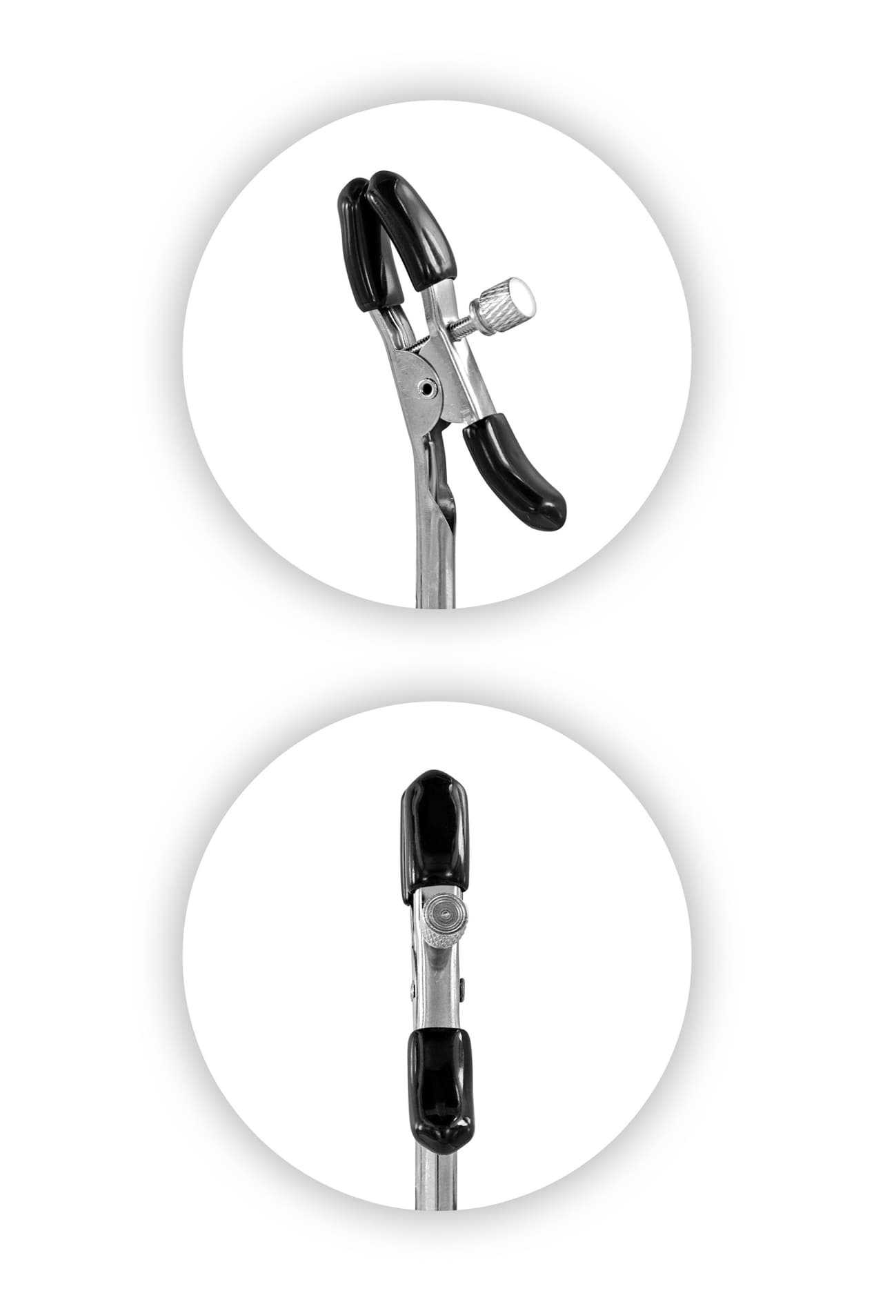 Затискачі для сосків SET 2 BLACK BREAST CLAMPS 2
