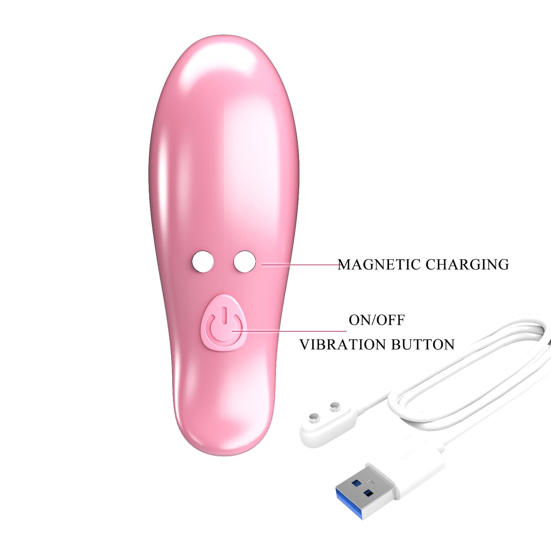 Затискачі для сосків PRETTY LOVE - Leaf, 10 vibration functions 5